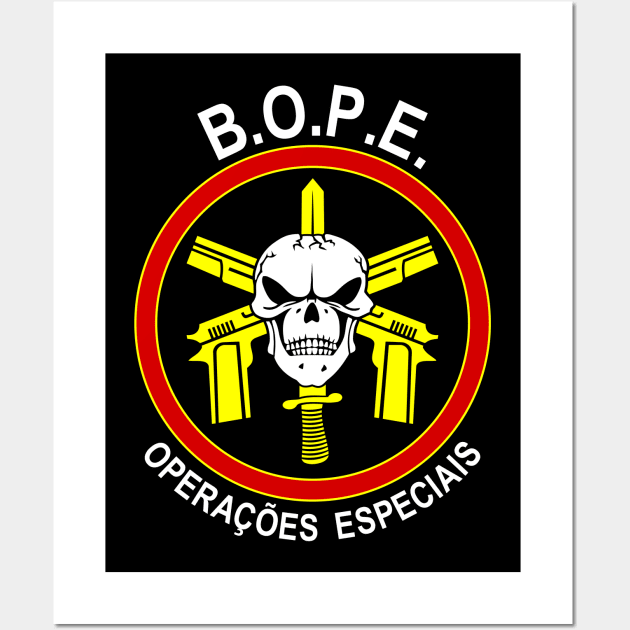 Mod.8 BOPE Batallon Ops Wall Art by parashop